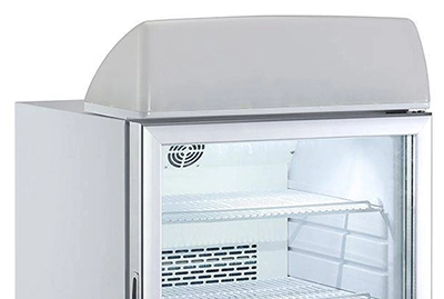 Smeta 99L Ice Cream Display Freezer Commercial Counter Top Gelato Freezer Display Case