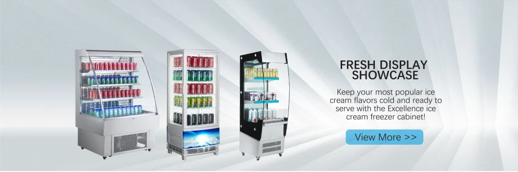 Smeta 200L to 700L Commercial Food and Drinks Refrigerator Display Showcases