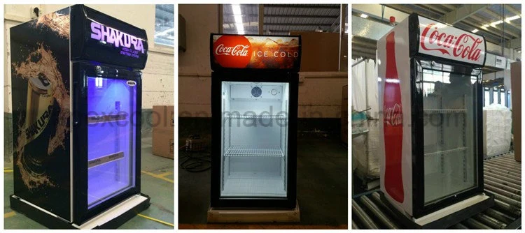 Counter Top Display Cooler Commercial Beverage Display Refrigerator with Ce CB