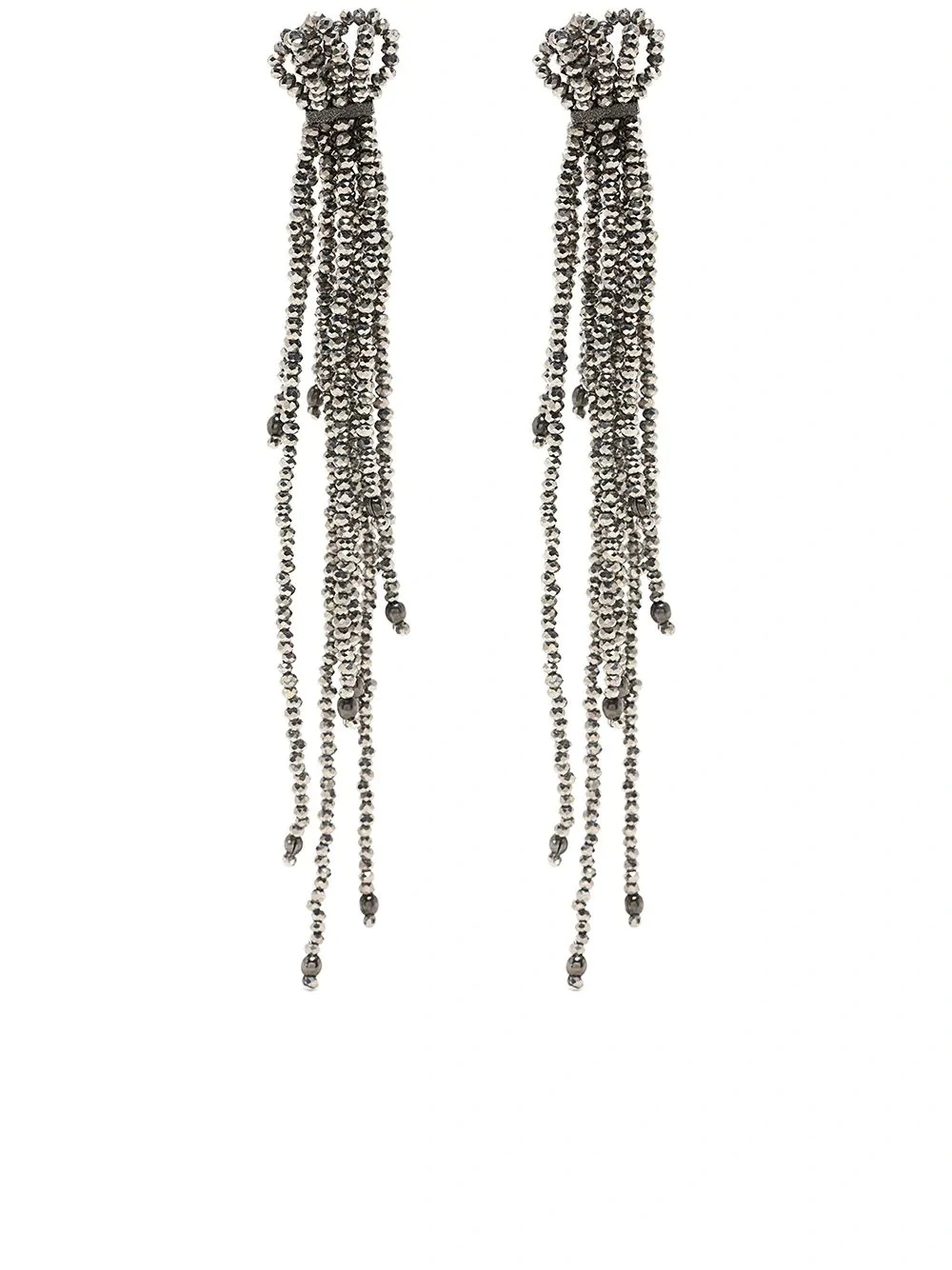 Fashion Creative Round Beads Tassels Elegant Earrings Jewelry