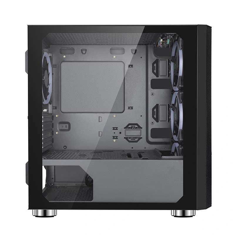 R03mesh PC Cases Tempered Glass Black