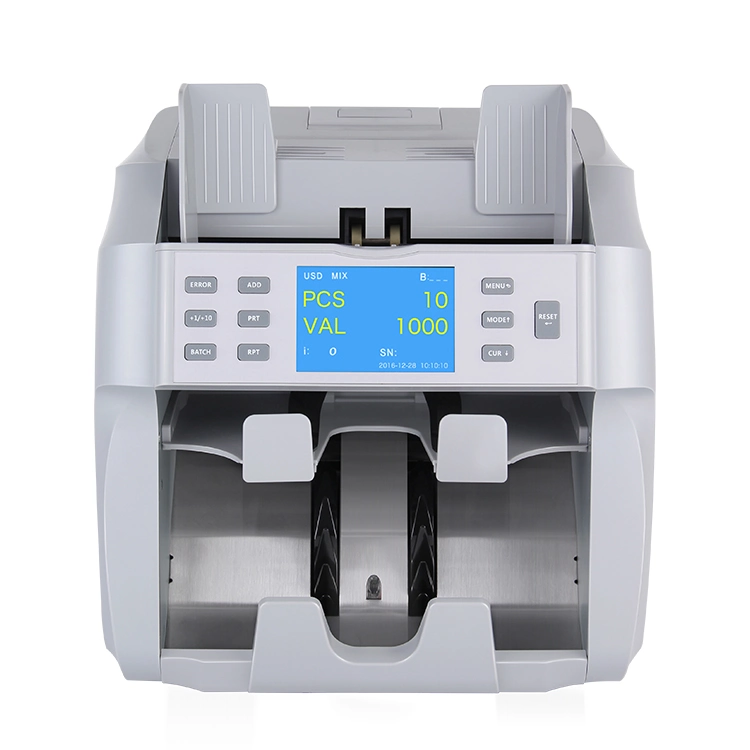 2 Cis 2 Pocket TFT Display Value Currency Counter Note Counter Currency Detector Currency Detector