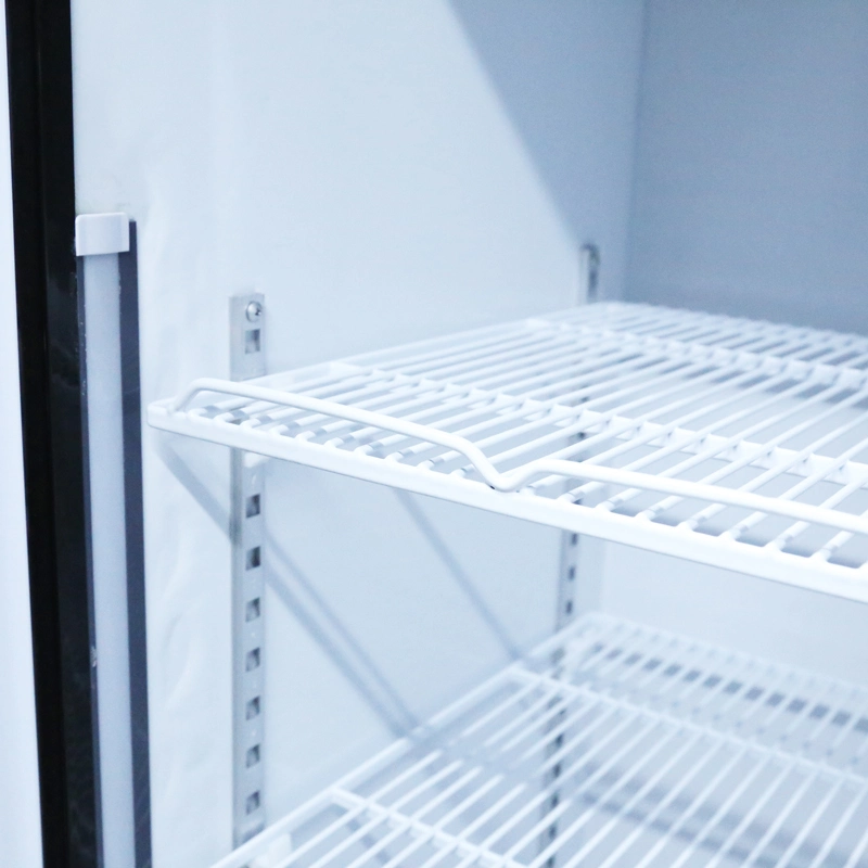 36cuft Double Glass Door Showcase Supermarket Refrigerated No Frost Beverage Display Showcase Freezer