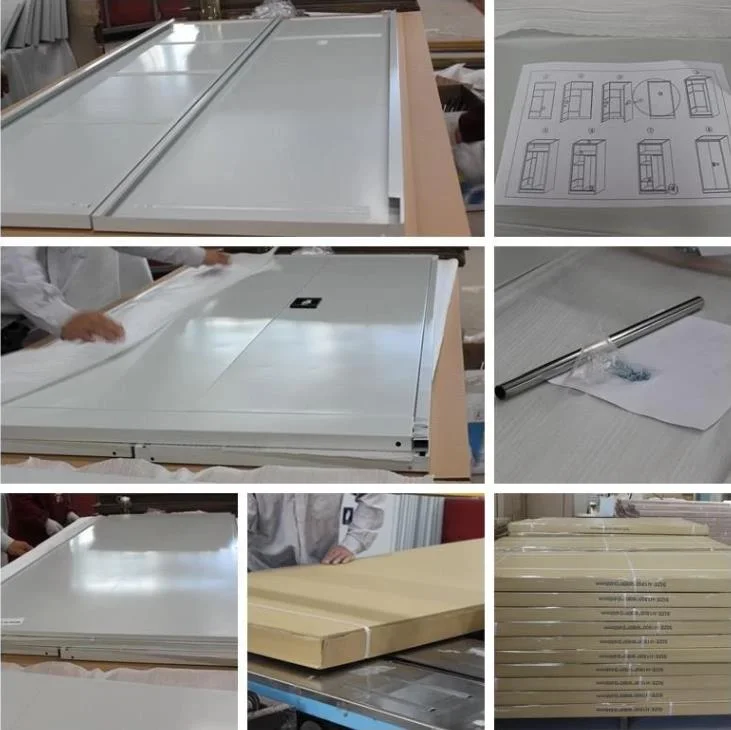 Electrostatic Powder Coating Documents Storage Glass Door Cabinet Steel Furniture Cabinet