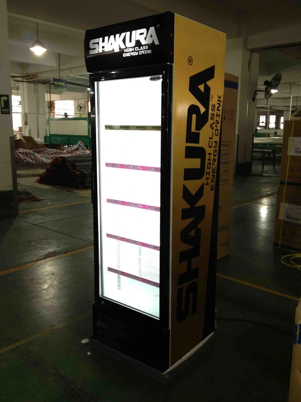 High Quality Glass Door Upright Cooler Display Showcase