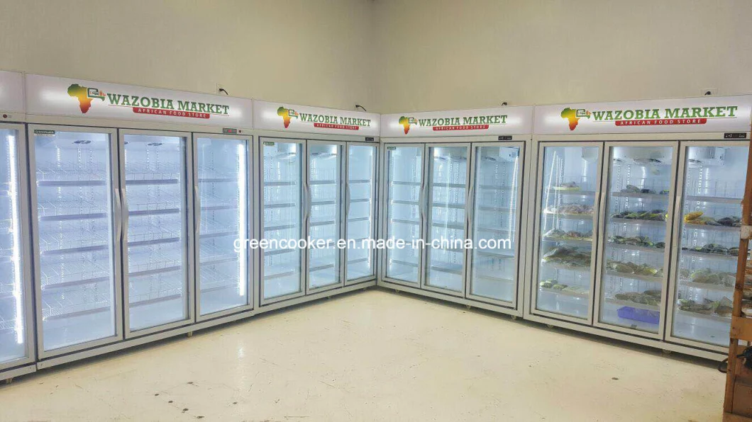 Supermarket Glass Door / Display / Chest / Icecream / Deep / Showcase / Upright Freezer
