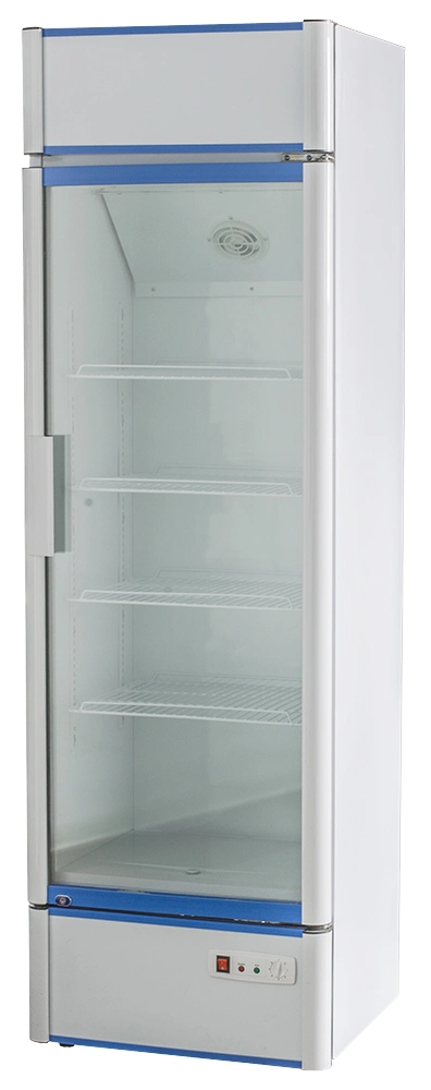 Commercial Used Refrigerator Vertical Showcase Single Glass Door Display Case Fridge