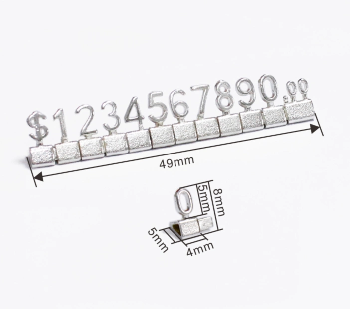 Jewelry Shop Price Display Cube Pricing Tag for Jewelry