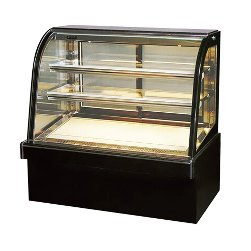 Curved Cake Display Cabinet 1200mm Rear Sliding Door Cake Display Cabinet Commercial Cake Refrigerator Display Cabinet