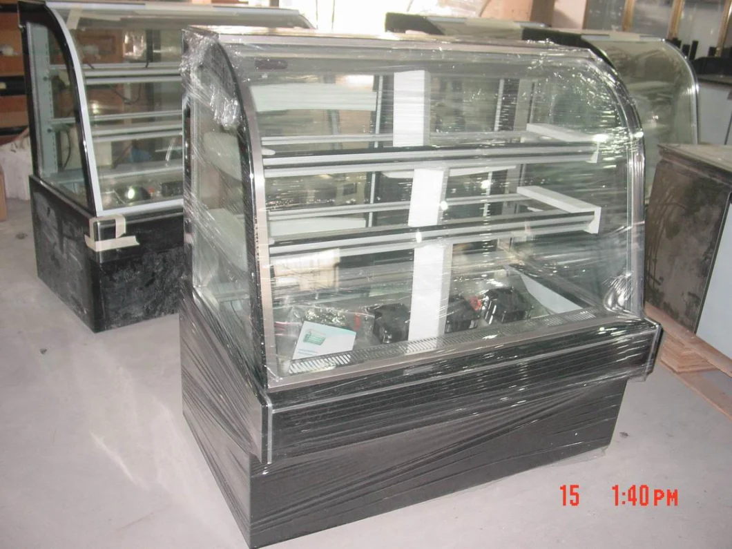 1.2m Commercial Free Standing Glass Modern Cake Showcase Price