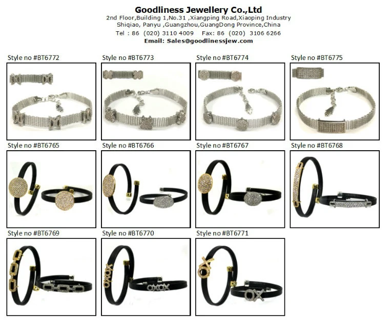 Wholesale Jewelry 925 Silver Jewelry Leather Bracelet