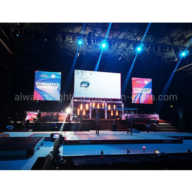 High Refresh Rate P3.91 LED Display Light Weight Aluminum Cabinet Rental LED Display