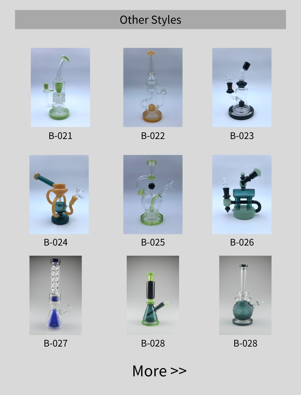 High Quality Glass Crafts Water Pipe Smoking Glass Smoking Water Pipe for Daily Life