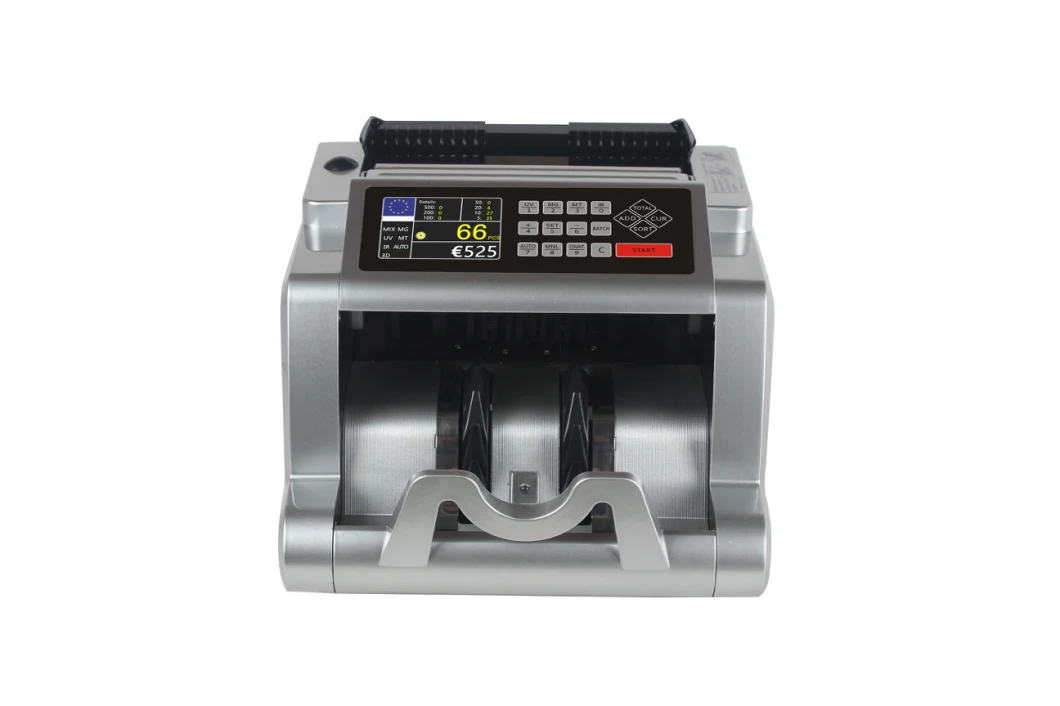 Al-6500t Money Counter Mix Value Currency Counting Machine Bill Counter with TFT Display