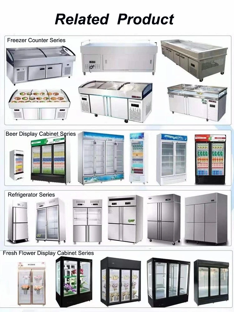 Superamarket Refrigeration Eqipment Fresh Meat Display Cabinet Top Open Refrigerator Chiller for Butcher Shop Supermarket