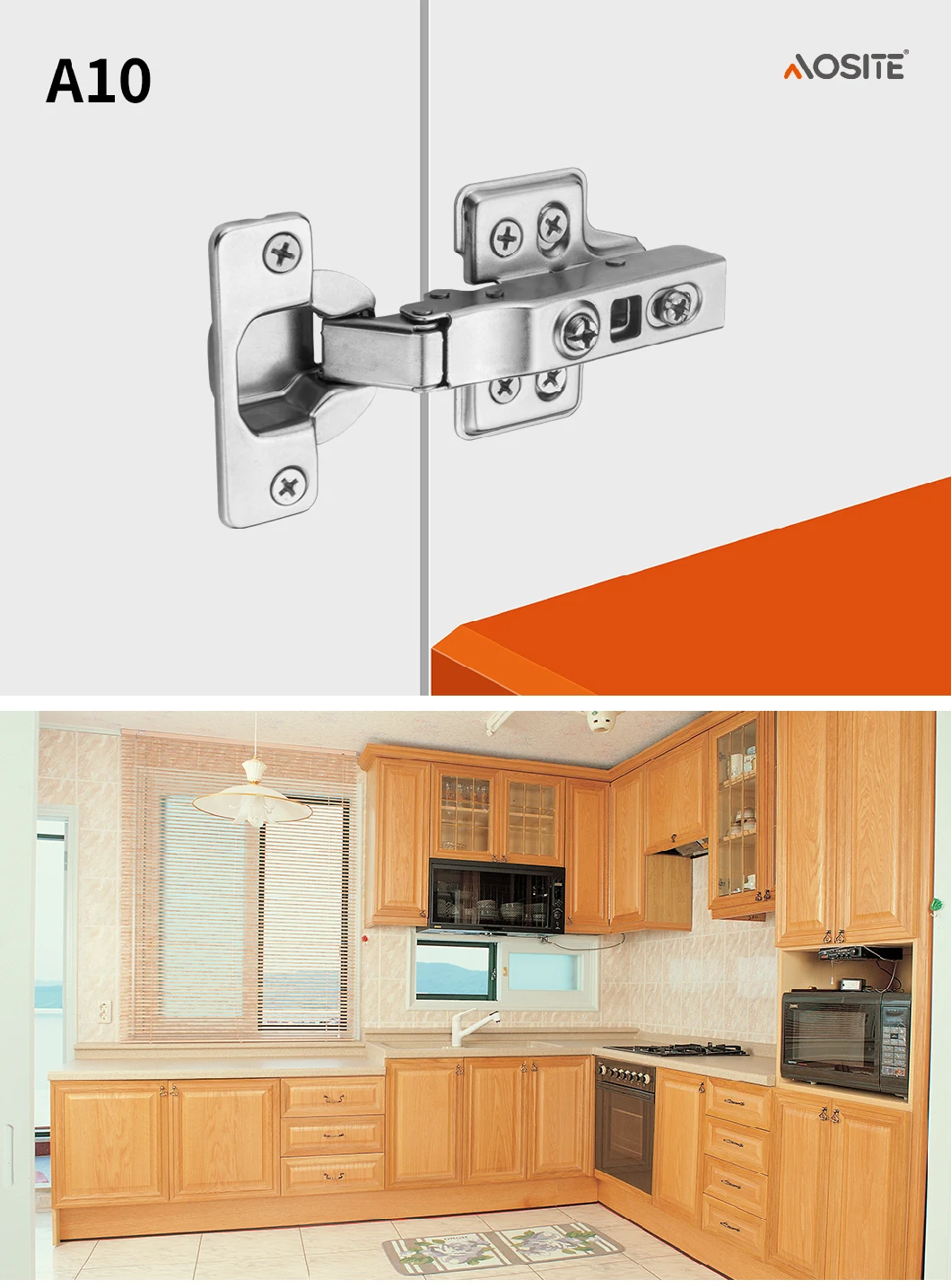 A10 Soft Closing Hydraulic Hinges Furniture Hardware Fittings Kitchen Cabinet Doors Hinges
