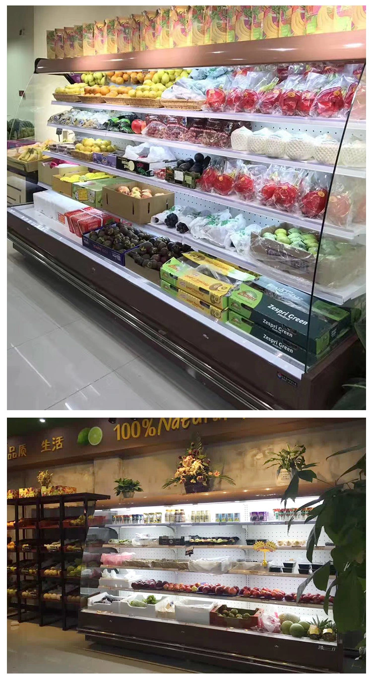 Commercial Shop/Store Supermarket Showcase Display Cabinet Open Cooler