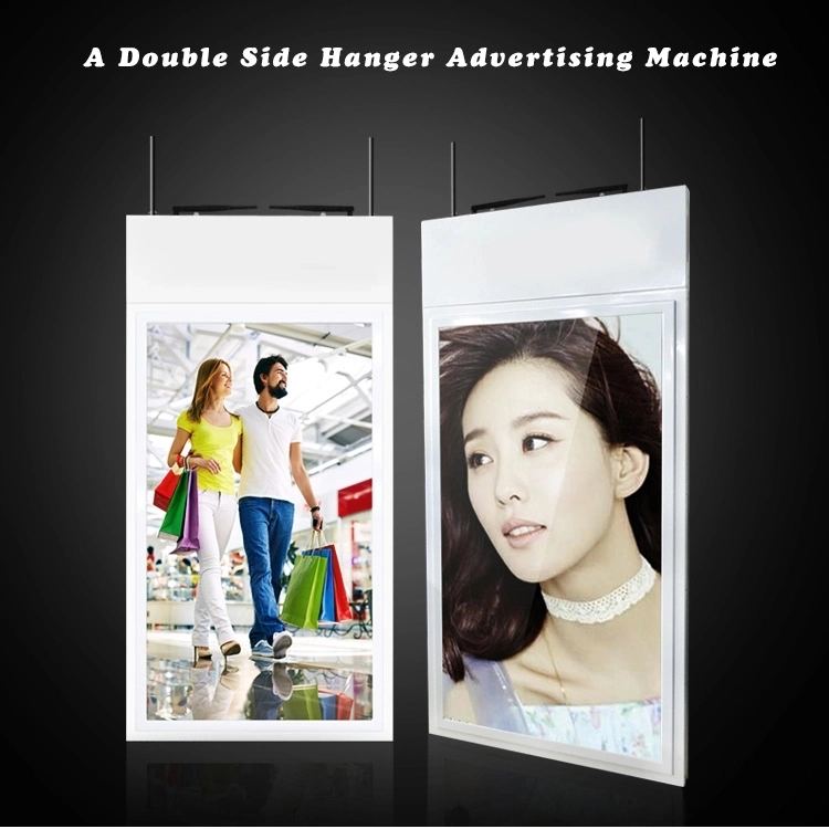 Showcase Use 43inch 49inch LCD Digital Signage Display Double Side Advertising Player for Showcase Use