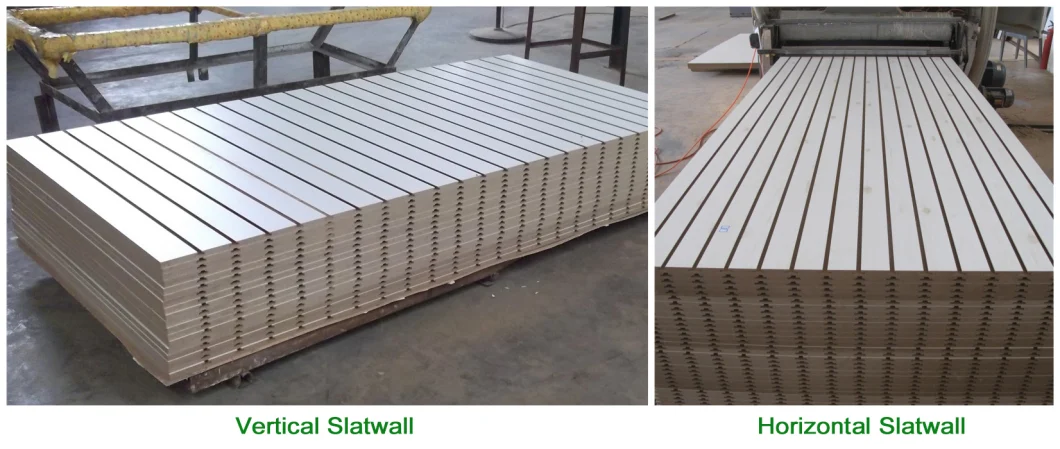 Slotted MDF Board/Slatwall Panel/Slatwall Board/Slatwall for Display