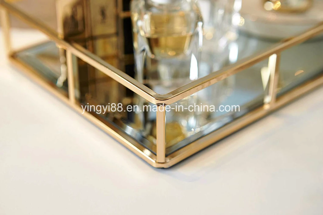 Decorative Metal Tray Jewelry Display Tray 12'' X 8''
