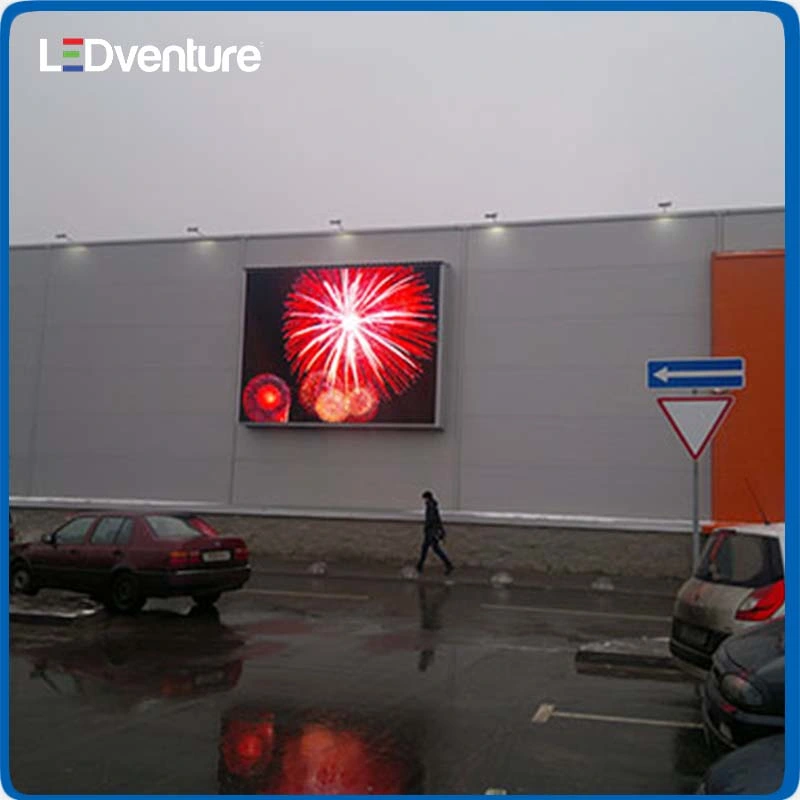P10 Corner Advertising Super Clear Outdoor LED Display