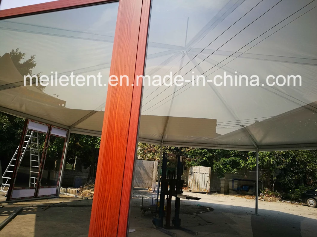 Aluminum Frame with Toughened Glass Display Tent