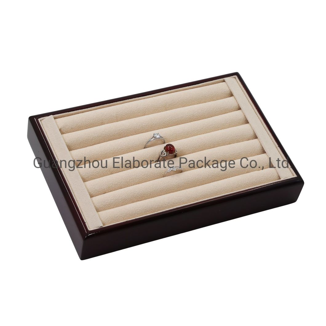 Wooden Jewelry Tray Wood Display Luxury Ring Tray