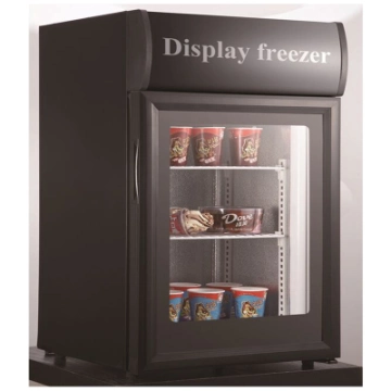 Option Stickers 1.8 Cu. FT Countertop Glass Door Display Freezer