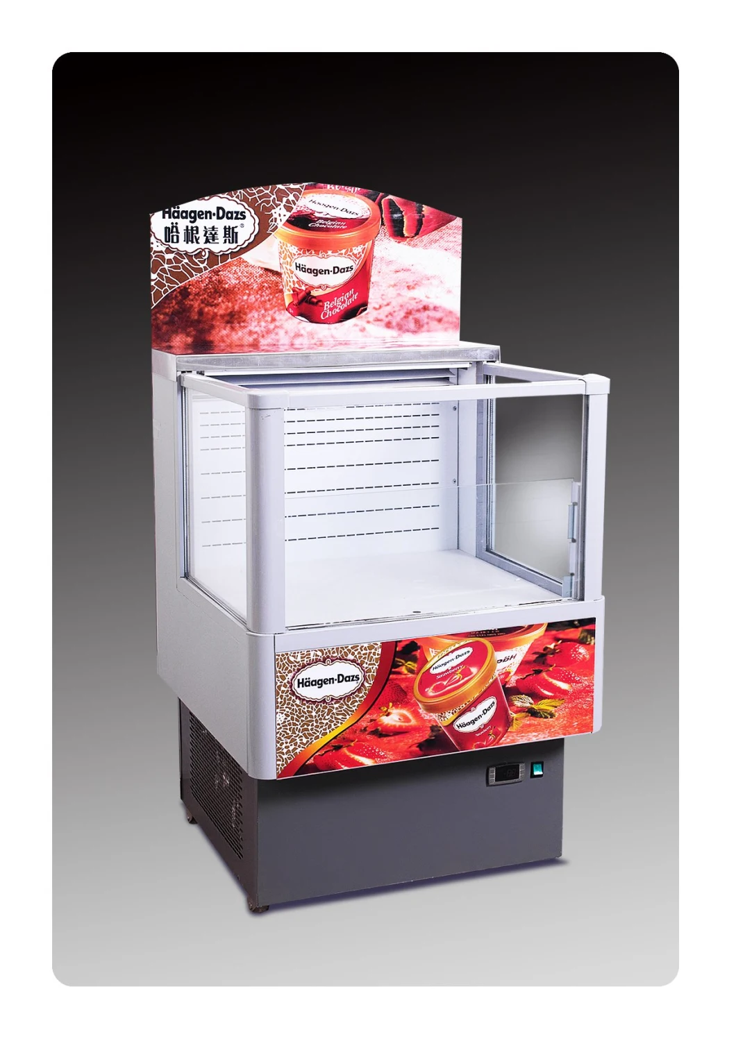 Commercial Supermarket Open Display Refrigerator/High Quality Display Showcase Freezers/Air Curtain Impulse Display Fridge