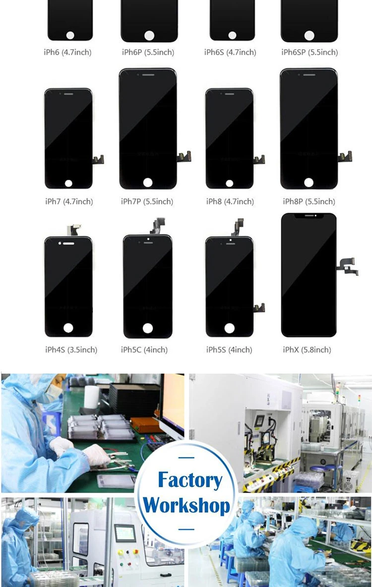 Fty High Quality Touch Screen for iPhone 7g Cell Phone LCD Display Digitizer Frontal Assembly