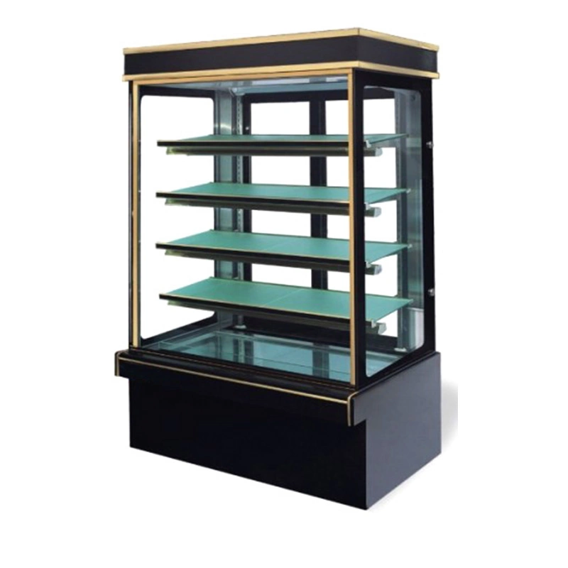 High Quality Cake Display Cooler Ice Under Counter Cake Chiller Showcase Glass Cooling Showcase Bakery Cake Display Showcases