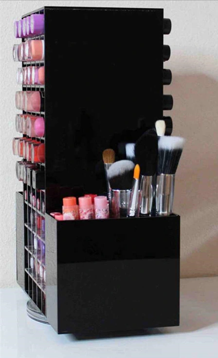 Clear Acrylic Lipstick Display Racks, Acrylic Makeup Display Stand