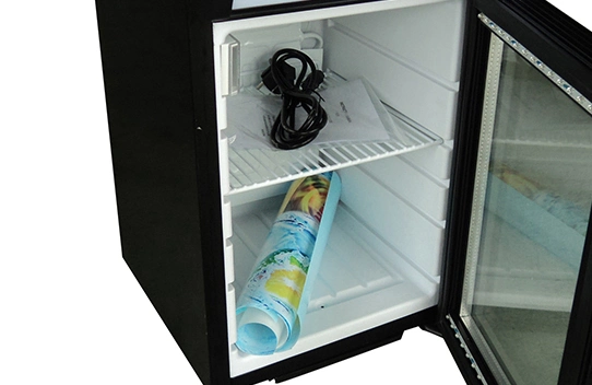 0.8cuft 21L Aluminium Door Drinks Refrigerator Glass Display Showcases with Top Light