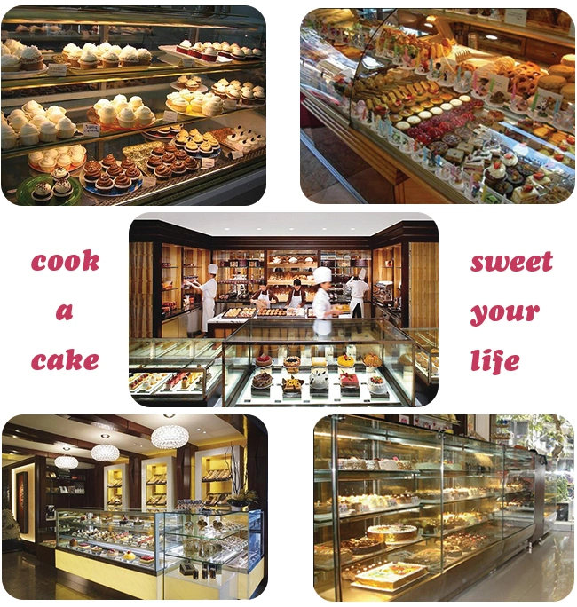 Dessert Chocolate Cabinet Commercial Display Refrigerator Cake Showcase for Bakery Shop (RL740V-M2)
