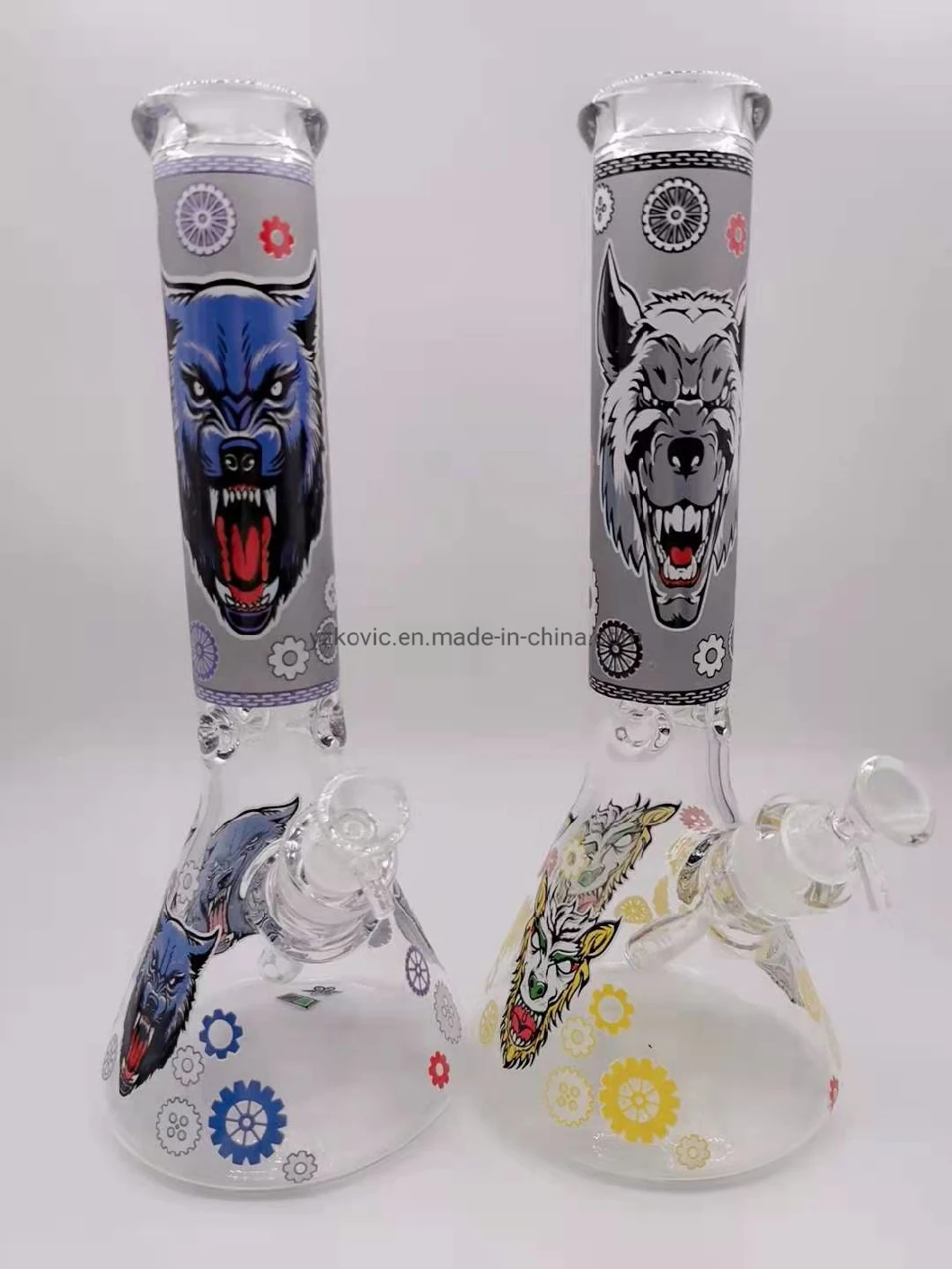 High Quality Luminous Glass Crafts Water Pipe Smoking Glass Smoking Water Pipe for Daily Life