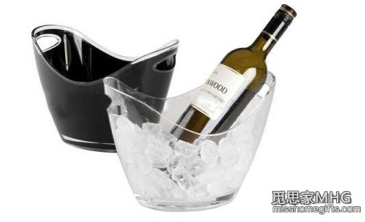 Double Wall Plastic Wine Ice Bucket for Beer