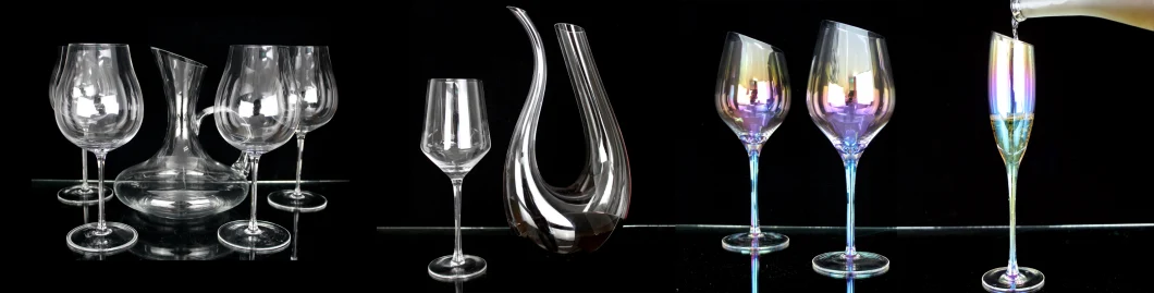 1700ml Large Clear Antique Wine Cooler Glass Wine Decanter Dishwasher Safe
