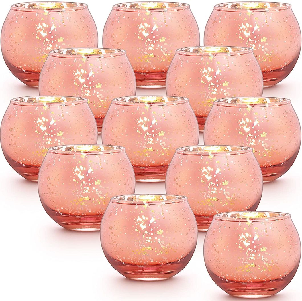 Home Decoration Glassware Gift Any Color Frosted Glass Candle Jar with Wood Lid Candle Holder