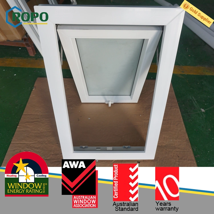 Plastic Profile Impact-Resistant Frosted Glass Awning Window