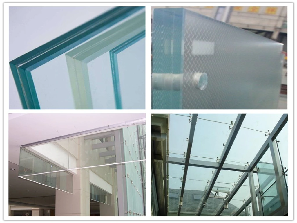 13.52mm Sgp Laminated Glass Balcony with Translucent White Gradient Pattern