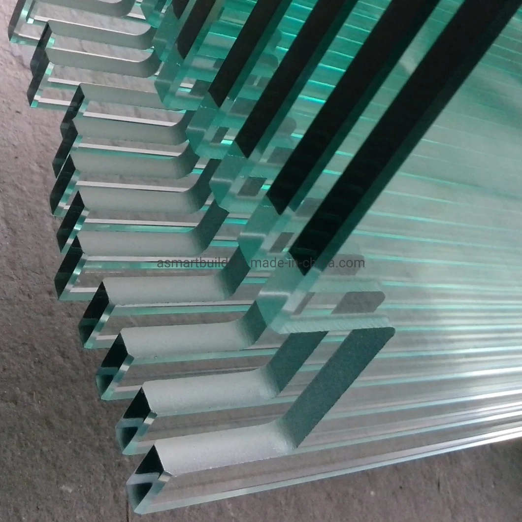 12mm 15mm 19mm Extra Clear Low-Iron Tempered Glass Toughened Glass Laminated Glass Building Glass for Spider Glass Curtain Wall From 20 Years Glass Factory