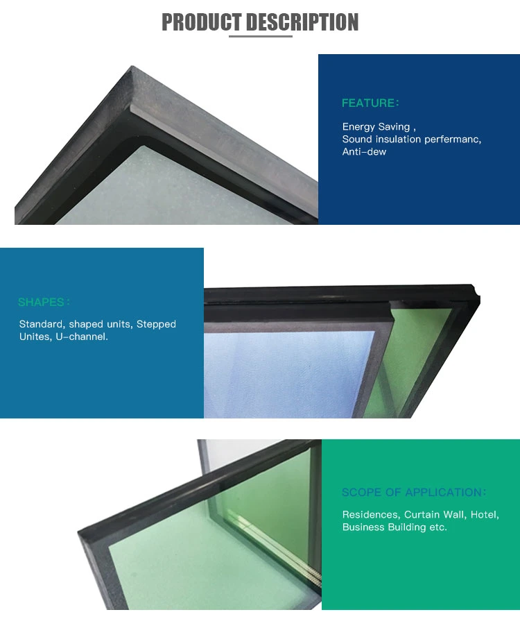 Commercial Constructions Low-E Tempered Exterior Building Vacuum Insulated Glass Panels Walls Price