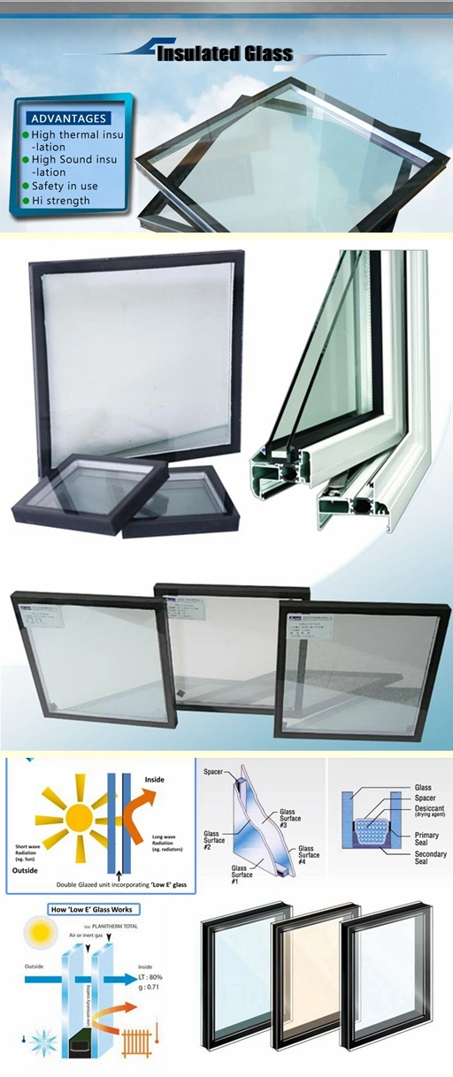 Insulated Laminated Soundproof Glass for Curtain Wall Window Door