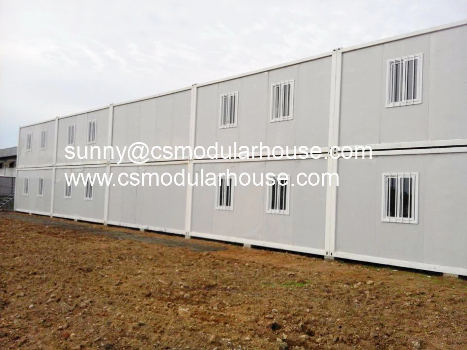 Container House/Prefab House/Modular House with Front Glass Door for Shop/Container Showroom