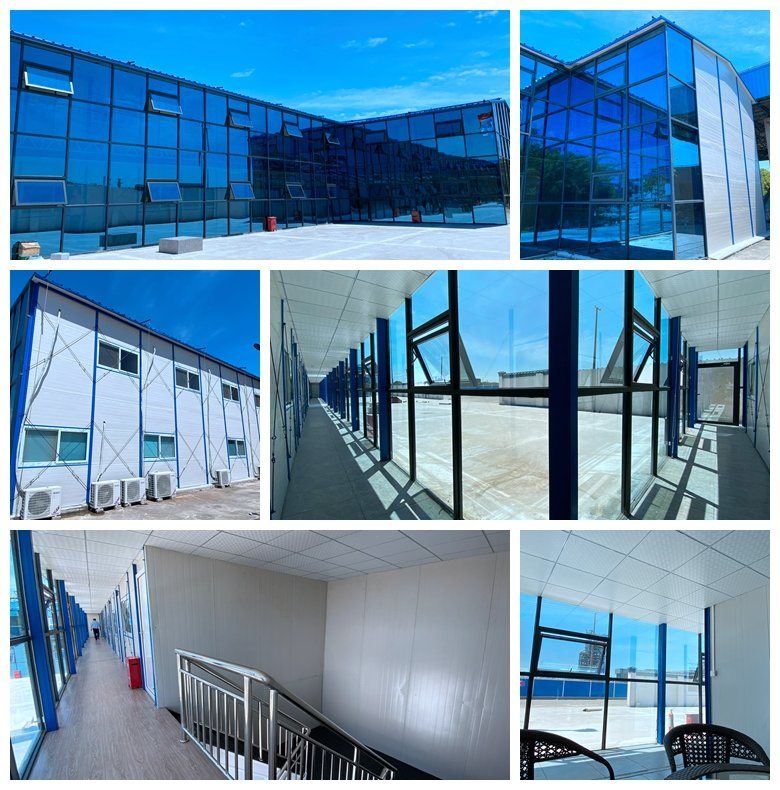 Manufacturer Building Material Exterior Facade Glass Curtain Wall Prefab House