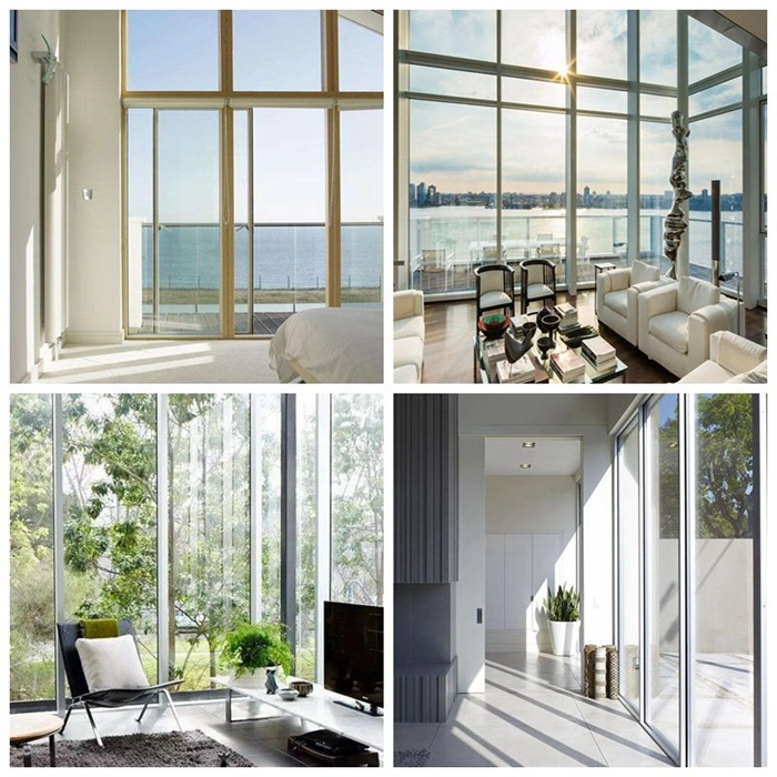 Anti-Bullet Clear Full Tempered Sgp Laminated Glass Windows Doors
