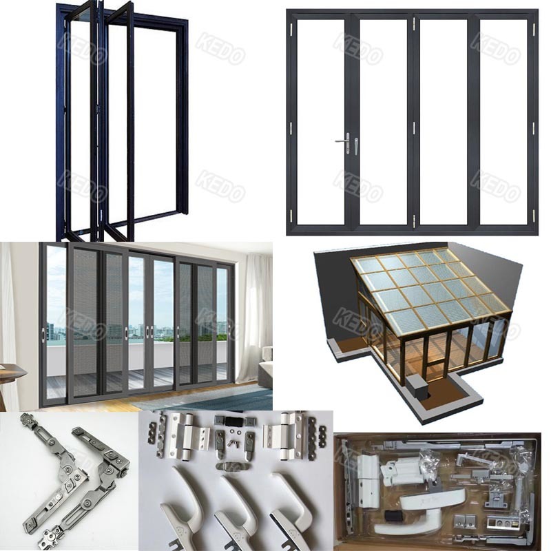 Aluminum Alloy Architectural Glazing Windows with Double Glass