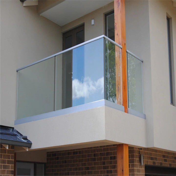 Swimming Pool Construction Safety Glass U Channel Balustrade