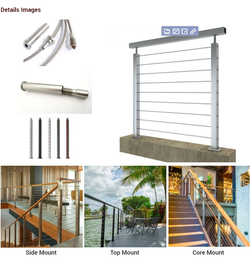 Stainless Steel Cable Railings - Deck & Porch Railings - Decking Wire Balustrade