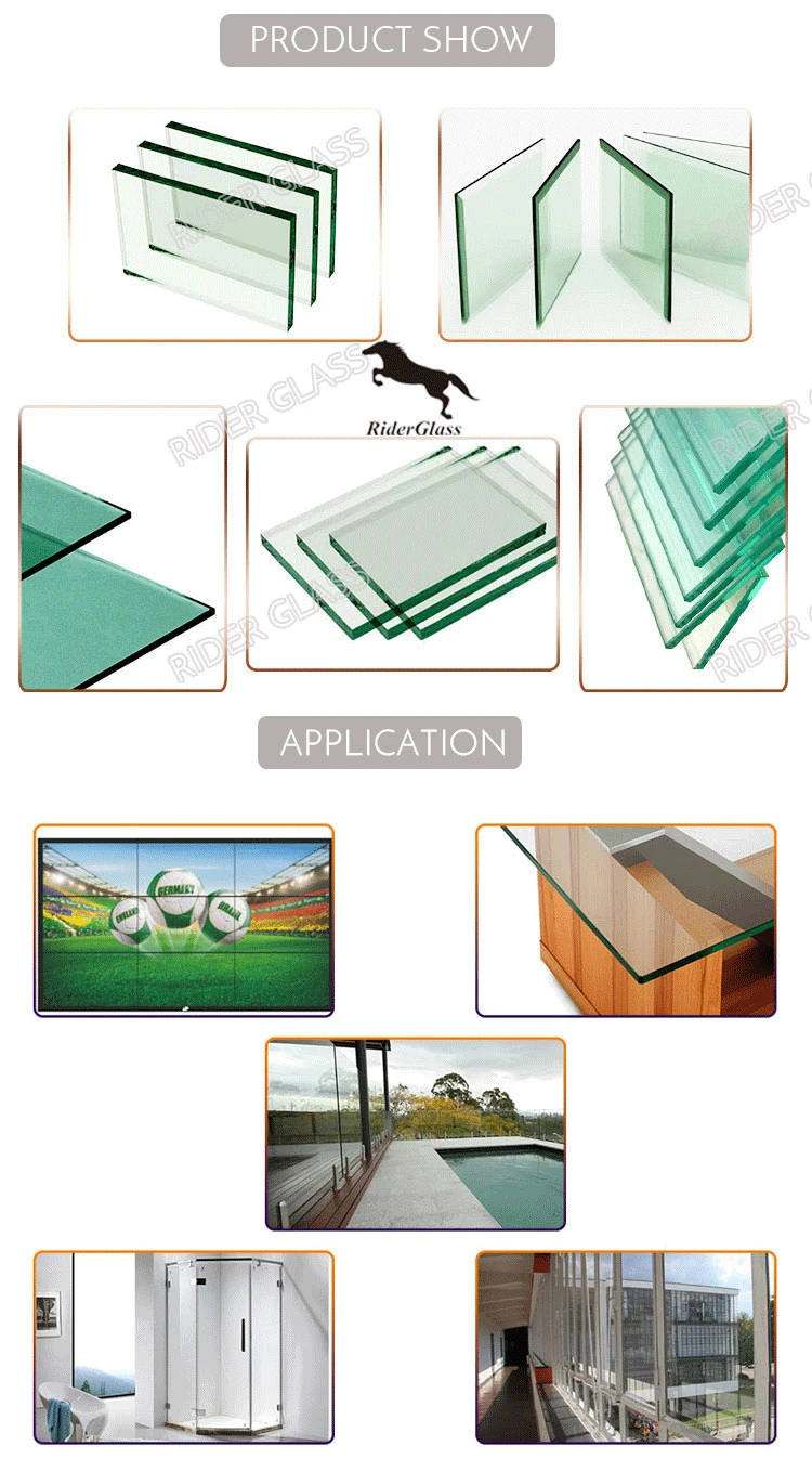 6mm 8mm 10mm 12mm Toughened Glass Tempered Price